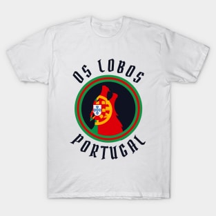 Os Lobos Portugal Rugby Team T-Shirt
